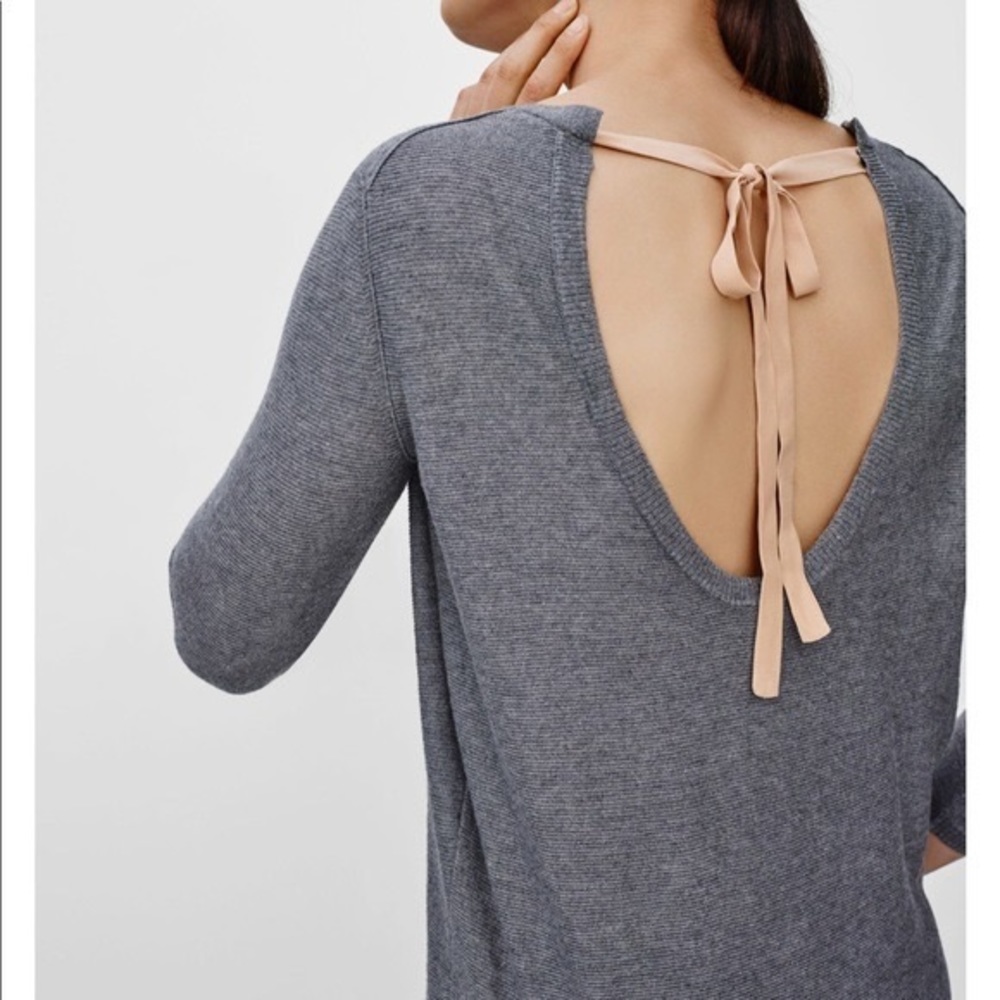 Babaton Sweater with Open Back